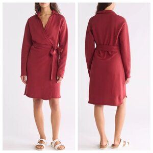 Frank & Eileen Willa Triple Fleece Long Sleeve Wrap Dress